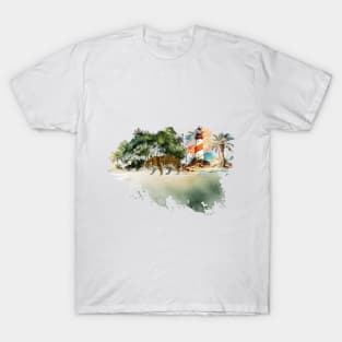 Leopard in The Forest T-Shirt